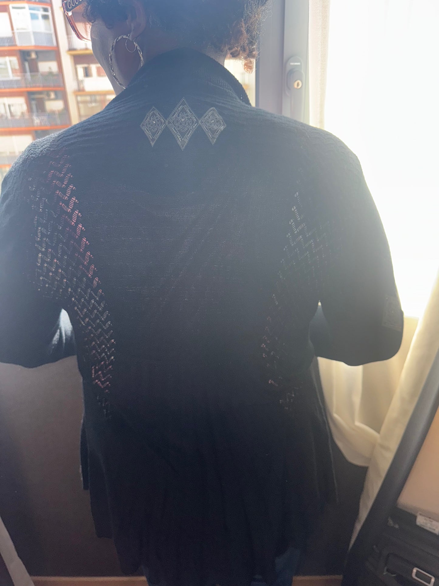 Viscose Babydoll knitted sweater