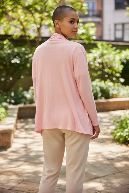 A Diamonds Collection Baby Doll Woman pocketed Cardigan with sparkle