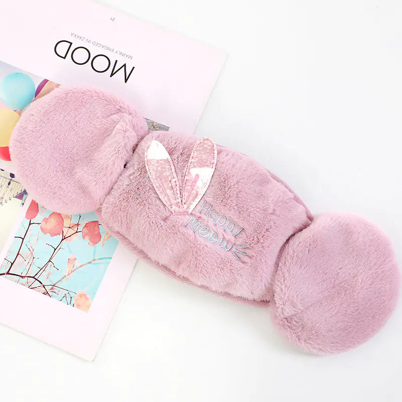 Women's Thick Warm 2-in-1 Ear and Face Mask for Cycling