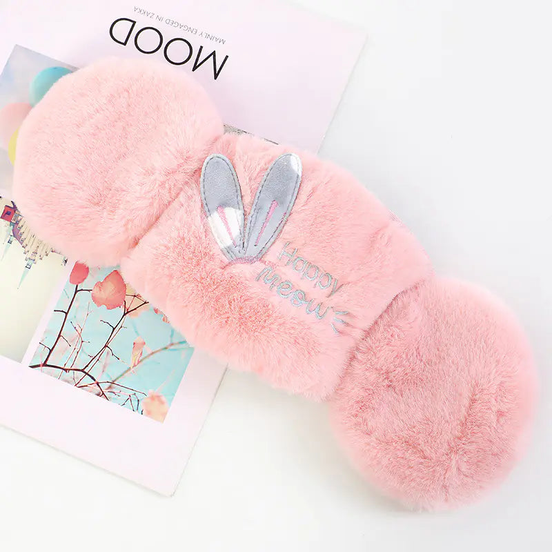 Women's Thick Warm 2-in-1 Ear and Face Mask for Cycling