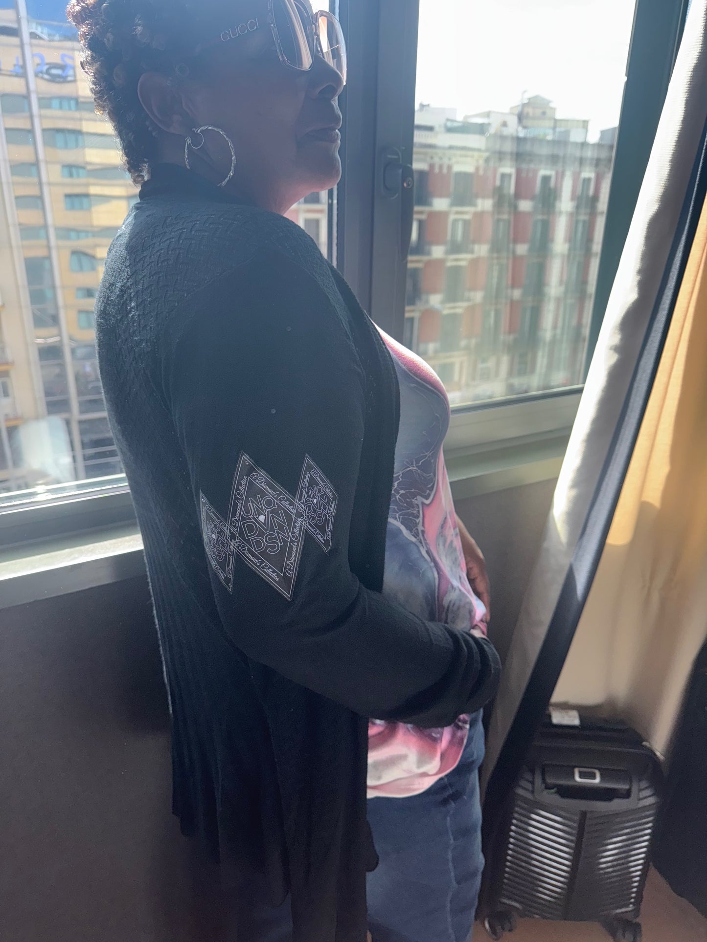 Viscose Babydoll knitted sweater