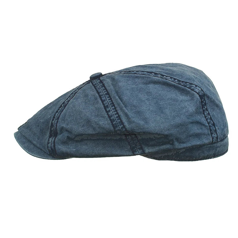 Painter Denim Material Star Anise Berets Unisex Newsboy Hat Men's High Quality  Women's Model Catwalk Golf Outdoor Caps BL04