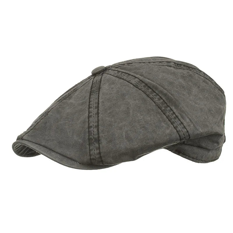 Painter Denim Material Star Anise Berets Unisex Newsboy Hat Men's High Quality  Women's Model Catwalk Golf Outdoor Caps BL04