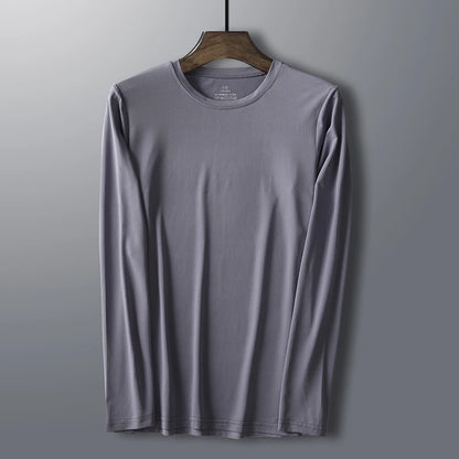 Good Quality 6XL 7XL 8XL T-Shirts Men Plus Size Long Sleeve Tshirt Male Tee Shirt Autumn Hiking Camping Tops Oversized Clothes