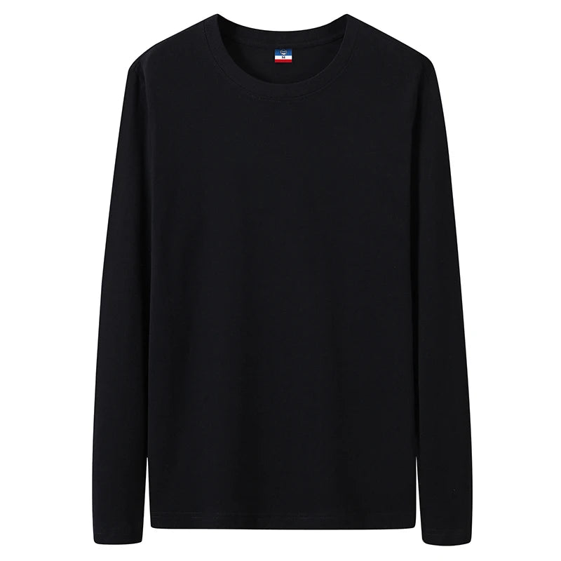 Good Quality 6XL 7XL 8XL T-Shirts Men Plus Size Long Sleeve Tshirt Male Tee Shirt Autumn Hiking Camping Tops Oversized Clothes