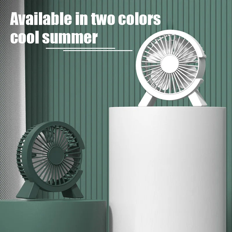 Compact and Portable USB Desk Fan Strong Airflow & Quiet Operation Mini Table Fan for Home Office Bedroom Table Student Dormitor