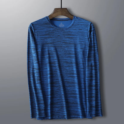 Good Quality 6XL 7XL 8XL T-Shirts Men Plus Size Long Sleeve Tshirt Male Tee Shirt Autumn Hiking Camping Tops Oversized Clothes