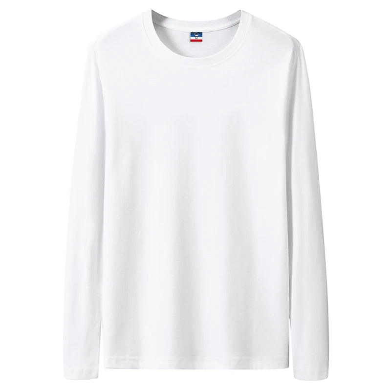 Good Quality 6XL 7XL 8XL T-Shirts Men Plus Size Long Sleeve Tshirt Male Tee Shirt Autumn Hiking Camping Tops Oversized Clothes