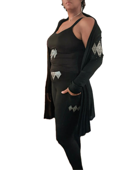 Tall ladies ‘On The Go’ 3 Piece Babydoll & Bralette Cardigan Collection