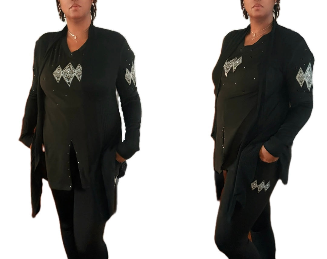 A Diamond’s Collection Tall Ladies ‘On the Go’ 3-Piece Babydoll Cardigan Collection