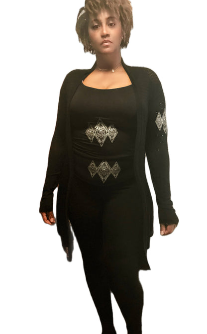 Tall ladies ‘On The Go’ 3 Piece Babydoll & Bralette Cardigan Collection